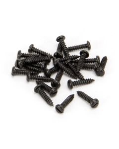 From The Anvil 33403 Black 4 x 1/2" Round Head Screws (25)