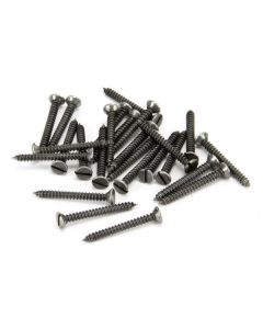 From The Anvil 33435 Pewter 6 x 1" Countersunk Screws (25) Pewter Patina