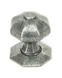 From The Anvil 33643 Pewter Octagonal Mortice/Rim Knob Set