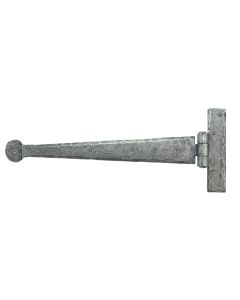 From The Anvil 33652 Pewter 12" Penny End T Hinge (pair)