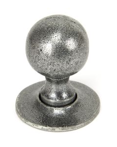 From The Anvil 33778 Pewter Round Mortice/Rim Knob Set