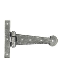 From The Anvil 33788 Pewter 6" Penny End T Hinge (pair)