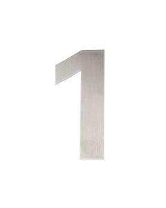 Frelan Concealed Fixing Numerals 150mm JNSS-0 Satin Stainless Steel