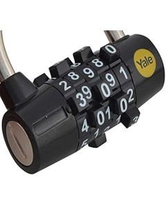 Yale Combination Padlock, 48Mm Black Y160/48/123/1