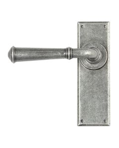 From The Anvil 45126 Pewter Regency Lever Latch Set