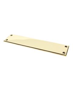 From The Anvil 45389 Aged Brass 300mm Art Deco Fingerplate