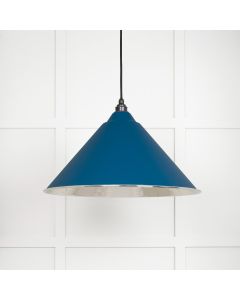 From The Anvil 45433U Hammered Nickel Hockley Pendant in Upstream Hammered Nickel