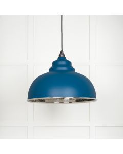 From The Anvil 45472U Hammered Nickel Harborne Pendant in Upstream Hammered Nickel