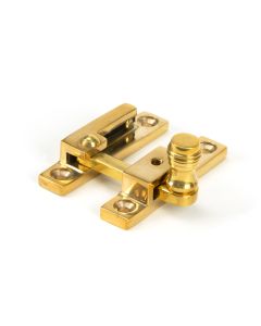 From The Anvil 45987 Polished Brass Prestbury Quadrant Fastener - Narrow Polished Brass