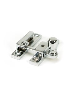 From The Anvil 45999 Polished Chrome Mushroom Quadrant Fastener - Narrow Polished Chrome