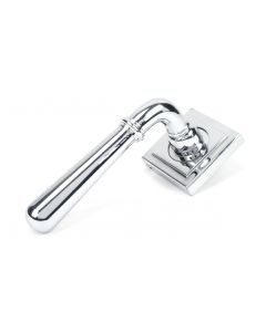 From The Anvil 46056 Polished Chrome Newbury Lever on Rose Set (Square) Polished Chrome