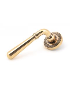 From The Anvil 46067 Polished Bronze Newbury Lever on Rose Set (Beehive) Polished Bronze