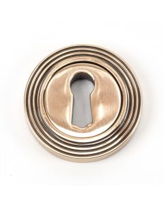 From The Anvil 46119 Polished Bronze Round Escutcheon (Beehive) Polished Bronze