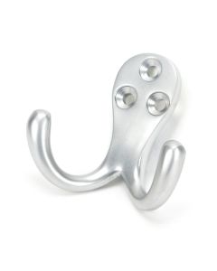 From The Anvil 46302 Satin Chrome Celtic Double Robe Hook