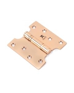 From The Anvil 46522 Polished Bronze 4" x 2" x 4" Parliament Hinge (pair) ss Polished Bronze