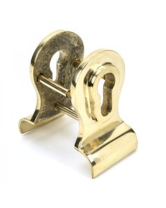 From The Anvil 46550 Polished Brass 50mm Euro Door Pull (Back to Back fixings) Polished Brass