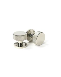 From The Anvil 46784 Polished Nickel Brompton Mortice/Rim Knob Set Beehive 63mm