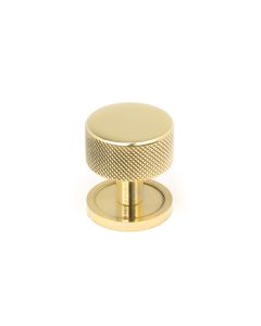 From The Anvil 46828 Polished Brass Brompton Cabinet Knob - 32mm (Plain) Polished Brass