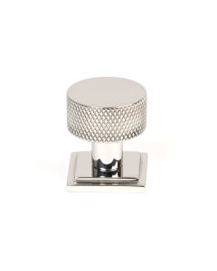 From The Anvil 46849 Polished SS (304) Brompton Cabinet Knob - 25mm (Square) Polished Stainless Steel