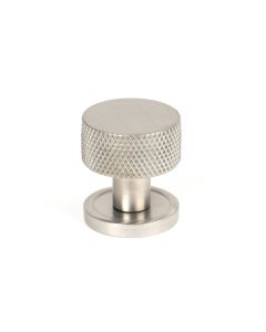 From The Anvil 46850 Satin SS (304) Brompton Cabinet Knob - 25mm (Plain) Satin Stainless Steel