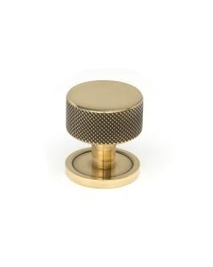 From The Anvil 46854 Aged Brass Brompton Cabinet Knob - 32mm (Plain) Aged Brass