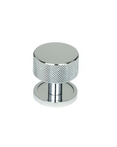 From The Anvil 46858 Polished Chrome Brompton Cabinet Knob - 32mm (Plain) Polished Chrome