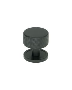 From The Anvil 46878 Matt Black Brompton Cabinet Knob - 32mm (Plain) Matt Black