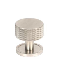 From The Anvil 46890 Satin SS (304) Brompton Cabinet Knob - 32mm (Plain) Satin Stainless Steel