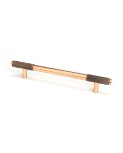From The Anvil 46937 Polished Bronze Half Brompton Pull Handle - Medium Polished Bronze