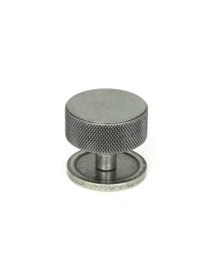 From The Anvil 47088 Pewter Brompton Cabinet Knob - 38mm (Plain) Pewter Patina