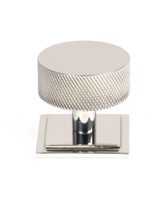 From The Anvil 47095 Polished SS (304) Brompton Cabinet Knob - 38mm (Square) Polished Stainless Steel