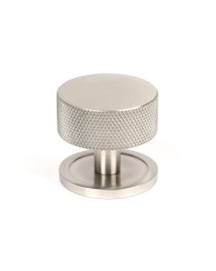 From The Anvil 47096 Satin SS (304) Brompton Cabinet Knob - 38mm (Plain) Satin Stainless Steel