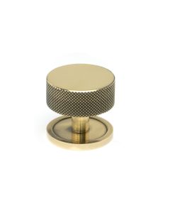 From The Anvil 47137 Aged Brass Brompton Cabinet Knob - 38mm (Plain) Aged Brass