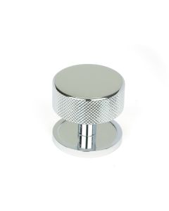 From The Anvil 47141 Polished Chrome Brompton Cabinet Knob - 38mm (Plain) Polished Chrome