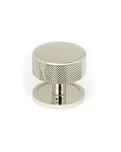 From The Anvil 47145 Polished Nickel Brompton Cabinet Knob - 38mm (Plain) Polished Nickel