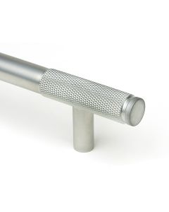 From The Anvil 47147 Satin Chrome Half Brompton Pull Handle - Small Satin Chrome