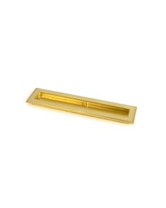 From The Anvil 47158 Polished Brass 250mm Art Deco Rectangular Pull Polished Brass