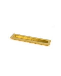 From The Anvil 47160 Polished Brass 250mm Plain Rectangular Pull Polished Brass