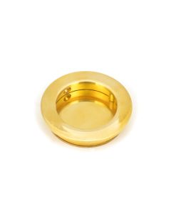 From The Anvil 47167 Polished Brass 60mm Plain Round Pull Polished Brass