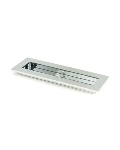 From The Anvil 47177 Polished Chrome 175mm Plain Rectangular Pull Polished Chrome
