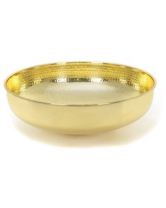 From The Anvil 47199 Hammered Brass Round Sink 400mm