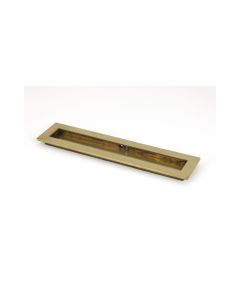 From The Anvil 48307 Aged Brass 250mm Plain Rectangular Pull Aged Brass