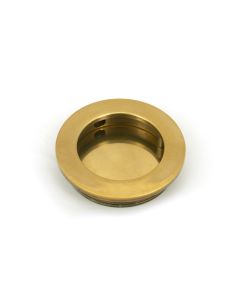 From The Anvil 48322 Aged Brass 60mm Plain Round Pull Aged Brass