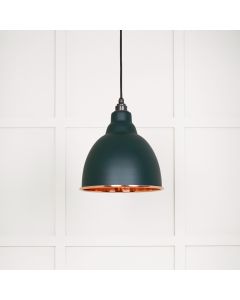 From The Anvil 49500DI Hammered Copper Brindley Pendant in Dingle Hammered Copper