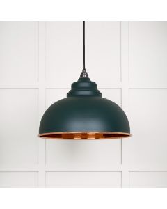 From The Anvil 49501DI Hammered Copper Harborne Pendant in Dingle Hammered Copper