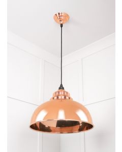From The Anvil 49501S Smooth Copper Harborne Pendant Smooth Copper
