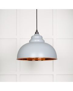 From The Anvil 49501SBI Smooth Copper Harborne Pendant in Birch Smooth Copper