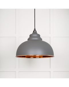 From The Anvil 49501SBL Smooth Copper Harborne Pendant in Bluff Smooth Copper