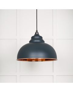 From The Anvil 49501SSO Smooth Copper Harborne Pendant in Soot Smooth Copper
