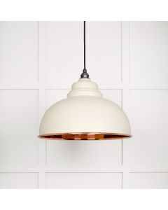 From The Anvil 49501STE Smooth Copper Harborne Pendant in Teasel Smooth Copper